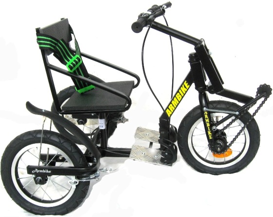 Hand pedal bike shop for disabled child